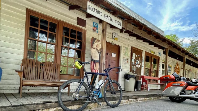 Rockford General Store - cycling route